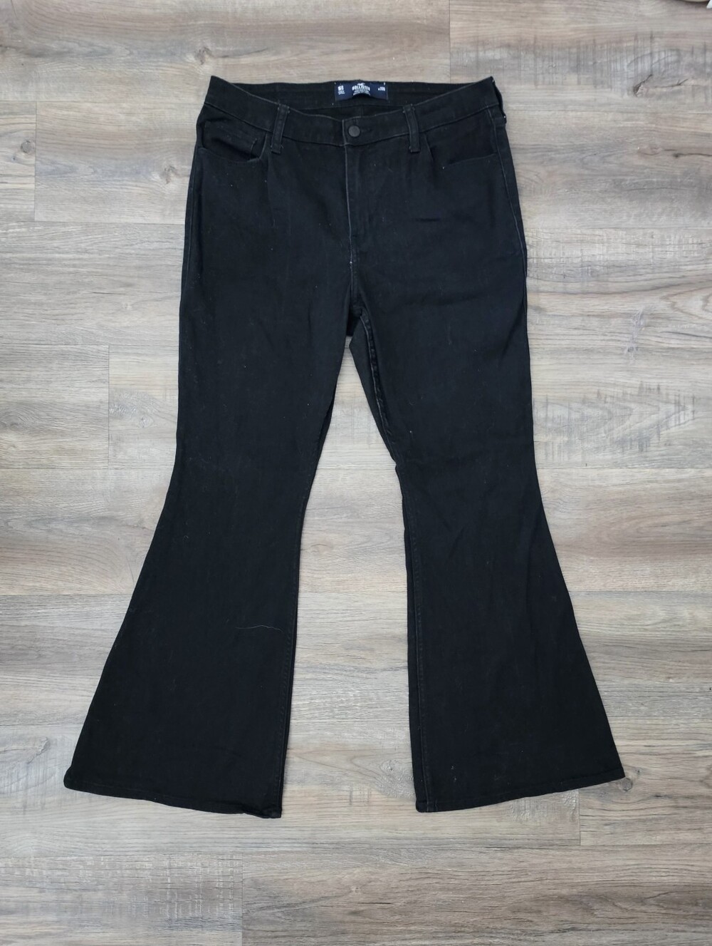 Hollister Black High-Rise Flare Jeans